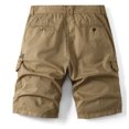 thumbnail image 3 of Men's Workout Cargo Shorts Lightweight Hiking Flat Front Shorts Tactical Work Shorts with Multi Pockets, 3 of 4