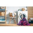 thumbnail image 2 of Ahgly Company Tapis d'Intérieur Rectangulaire de Style Transitionnel Lavable à la Machine en Velours Prune Violet, 2 Pieds x 3 Pieds, 2 of 7