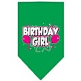 thumbnail image 2 of Birthday Girl Screen Print Bandana Emerald Green Small, 2 of 2