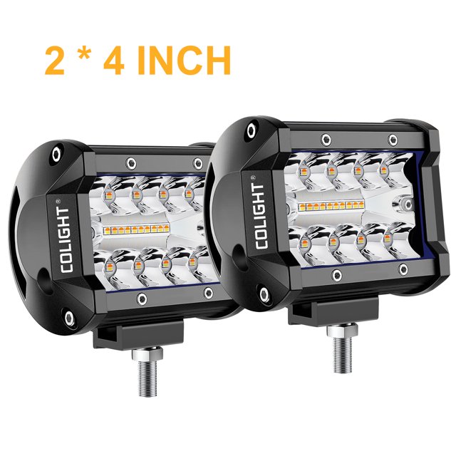 6 Modes LED Work Light Bar for Off Road 4x4 Truck Driving Lamps Fog Light Pods