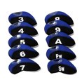 thumbnail image 3 of Bangcool 10PCS Golf Club Head Covers Color Patchwork Wedge Head Covers Golf Iron Covers with Number Design, 3 of 5