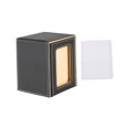 thumbnail image 1 of jinwen Card Deck Box Card Deck Storage Box, Transparent Window Album Card Holder Case Card Cards Case TCG Cards Protector Decks Case black khaki, 1 of 9