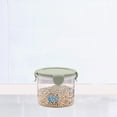 thumbnail image 2 of fheaev With Graduated Round Storage Jars Sealing Jars Plastic Kitchen With Lids Snack Jars Grains Storage Jars Storage Jars Yoghurt Cheese Cake Jars, 2 of 6