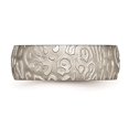 thumbnail image 3 of Mens 8mm Titanium Brushed and Polished Band Ring, 3 of 4