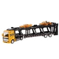 thumbnail image 2 of Friction Powered Transport Car Carrier Truck Toy for Yellow, 2 of 8