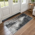 thumbnail image 4 of 5x7 Area Rug Non Slip Backing Low Pile Lightweight Washable Rug for Living Room Bedroom, Abstract Texture Machine Washable Indoor Carpet, Dusty Taupe, 4 of 5
