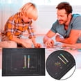 thumbnail image 2 of Black Puzzle Roll Up Mat Storage For 3000 Pieces Felt Puzzle Board With Drawstring Bag Non Slip Surface For Jigsaw Puzzle Organization 39.5X59.05 Inches, 2 of 7
