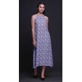 thumbnail image 3 of Bimba Robe de Plage d'Été pour Femmes à Imprimé Floral, Dos Nu, Col Licou – XXX-Grand, 3 of 6