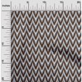thumbnail image 1 of oneOone Organic Cotton Poplin Twill Fabric Chevron Ikat Printed Craft Fabric BTY 42 Inch Wide, 1 of 4
