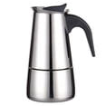 thumbnail image 1 of 2/4/6/9 Cups Moka Pot Coffee Maker,Stainless Steel Moka Pot Maker Coffee Cookers, 1 of 11