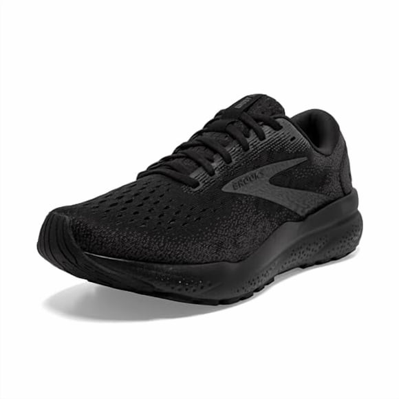 Brooks Chaussure de Course Neutre Ghost 16 pour Femmes - Noir/noir/ébène - 9.5 Étroite