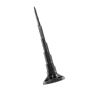 Burj Khalifa Tower Model Alloy Miniature Dubai Tower Decor with Exquisite Workmanship Ideal Bedroom Home Decor for Bars Cafes