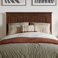 thumbnail image 3 of Nantucket Twin XL Wood Platform Bed with Footboard and Storage Drawers in Walnut, 3 of 23