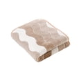 thumbnail image 2 of Aufmer Fleece Bath Towel, Polyester Fiber Enlarged Thickened Bath Sheet, Soft Absorbent Bathroom Towel for Shower, Quick Drying Body Towel, Daily Use Washcloth, Home Linen, 2 of 6