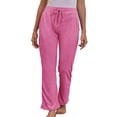 thumbnail image 1 of Innerwin Bottoms Solid Color Ladies Yoga Pants Sport Elastic Waist Tummy Control Trousers Pink 3XL, 1 of 2