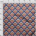 thumbnail image 2 of oneOone Polyester Lycra Fabric Argyle Style Ikat Decor Fabric Printed BTY 56 Inch Wide, 2 of 4