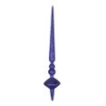 thumbnail image 1 of Vickerman M183322G 12 Po. Embout de Cupola Pailleté Bleu Cobalt 3 par Sac, 1 of 1