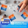 thumbnail image 2 of MEDca Hearing Aid Cleaning Kit, 20-Piece Maintenance Tool Set with Magnifying Glass and Carrying Case, 2 of 9