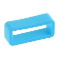 thumbnail image 4 of Unique Bargains Watch Band Strap Loops Silicone for 19mm Width Watch Band, Light Blue 4 Pack, 4 of 5