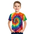 thumbnail image 1 of PMVFHDE T-Shirts Décontractés Imprimés pour Filles Col Rond Manches Courtes Hauts / Tenues Tunique Décontractée Blouse J-B,L, 1 of 2