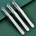 thumbnail image 3 of Nose Trimmer Tweezers Rustproof Universal Stainless Steel Round Tip Hair Removal Tweezers for Men, 3 of 8