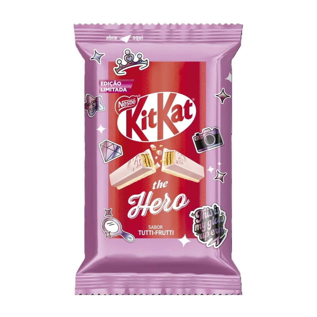 Limited Edition "The Hero" Tutti-Frutti Kit Kat (Brazil) 41.5g