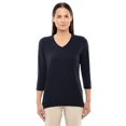 thumbnail image 1 of Devon & Jones Ladies' Perfect Fitâ„¢ Bracelet-Length V-Neck Top, 1 of 3