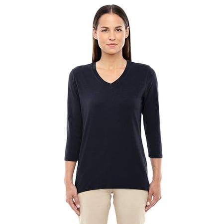 Devon & Jones Ladies' Perfect Fitâ„¢ Bracelet-Length V-Neck Top