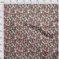 thumbnail image 4 of oneOone Tissu Rose en Polyester Spandex Tissu Floral pour Robe Tissu Imprimé Tissu au Mètre 56 Pouces de Large, 4 of 4