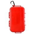 thumbnail image 2 of Boîte de Rangement Extérieure Antichoc de Survie Imperméable en Plastique, Conteneur de Transport, Rouge, 2 of 9