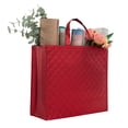 thumbnail image 4 of Walmart Large Quilted Reusable Shopping Bag, Grocery Tote Bag, Red, 4 of 7