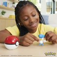 thumbnail image 4 of MEGA Pokémon Quaxly Building Toy Kit, Poseable Action Figure with Poké Ball - 24 Pieces, 4 of 6