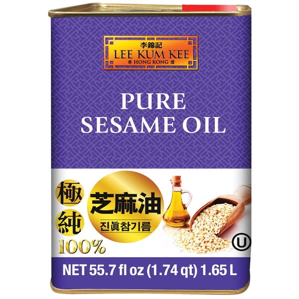Lee Kee Kum 1.65 Liter Premium Pure Sesame Oil - 10/Case