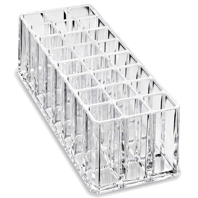 Organizer Acrylic Travel Perfume Holder Beauty Scent Holder 24 Space Clear Tall Organization Container Storage