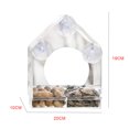 thumbnail image 3 of Embroidery Thread Winding Card Organizer Cross-stitch Line embroidery thread organizer Thread Bobbin Plastic Card, Pink, 120pcs, 3 of 8
