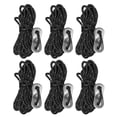 thumbnail image 1 of Yeacher 3mm 13ft Tent Cord Tensioner Set Reflective Rope with Adjuster Camping Canopy Tent Guyline, 1 of 7