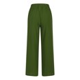 thumbnail image 4 of VEKDONE Womens Linen Long Pants Army Green XL, 4 of 5