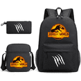 thumbnail image 4 of Jurassic Park Schoolbag Three-piece Set, Leisure Backpack, Large-capacity Backpack For Male And Female Students-HAPDEN, 4 of 4