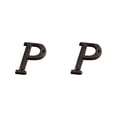 thumbnail image 1 of Transemion Durable And Rustproof Metal House Number Plaque For Stylish Door Decoration B17--P 2Set, 1 of 6
