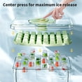 thumbnail image 4 of TopLLC Kitchen Accessories,Home And Kitchen, 64-lattice Press Ice Tray Large-capacity Ice Cubes Mould Refrigerator Ice Making Easy Demoulding With Lid Ice Box With Ice Box Ice Shovel Ice Tray, 4 of 8