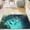 Multicolour, variant on Crystal Velvet Dolphins Floor Mat for Men Water-Absorbent Door Mat for Women Non-Slip Entryway Mat Bathroom Rug Polyester 50X80Cm