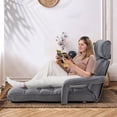 thumbnail image 3 of Costway Chaise de Sol Réglable à 6 Positions pour Adultes, Sofa Paresseux Pliable pour Salon, 3 of 10