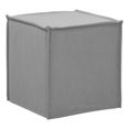 thumbnail image 1 of Pouf en Lin Capri Living Posh Gris Clair, 1 of 6
