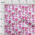 thumbnail image 2 of oneOone Polyester Spandex Light Purple Fabric Florals Sewing Craft Projects Fabric Prints By Yard 56 Inch Wide, 2 of 4