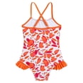 thumbnail image 3 of TBWNWG Girls Ruffle Triangle Bikini Set Cute Fresh Spring and Summer Swimwear for Toddler,Size 4-5 Years, 3 of 9