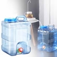 thumbnail image 1 of TASTAN Stockage d'Eau Empilable, Réservoir d'Eau de Camping Portable 10 L - Distributeur de Robinet Extérieur avec Tuyau d'Extension / Rangement d'Urgence pour Randonnée/VR / Comprend Brosse et Pièces de Rechange Distributeur d'Eau, C, 1 of 10