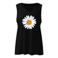 thumbnail image 3 of Womens Printed Sleeveless Casual V-Neck Tank Top, 3 of 3