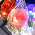 thumbnail image 4 of KUIZAP 1pc Led Light Up Glowing Roses Red Flower Bouquet Led Flash Handheld Valentine's Day Glow Party Wedding Decoration(Pink-A), 4 of 7