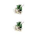 thumbnail image 1 of Decodeary Realistic Appearance Flower Decoration For Low Maintenance Garden Easy To Clean Cloth Decorations Fake Plants Flowers JH1237 2Set, 1 of 6