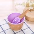 thumbnail image 1 of RKSTN Ice Cream Bowl Cute Ice Cream Ice Cream Set Bowl Purple Kitchen Gadgets, 1 of 2